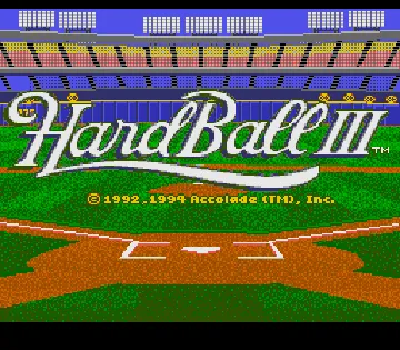 HardBall III (USA) screen shot title